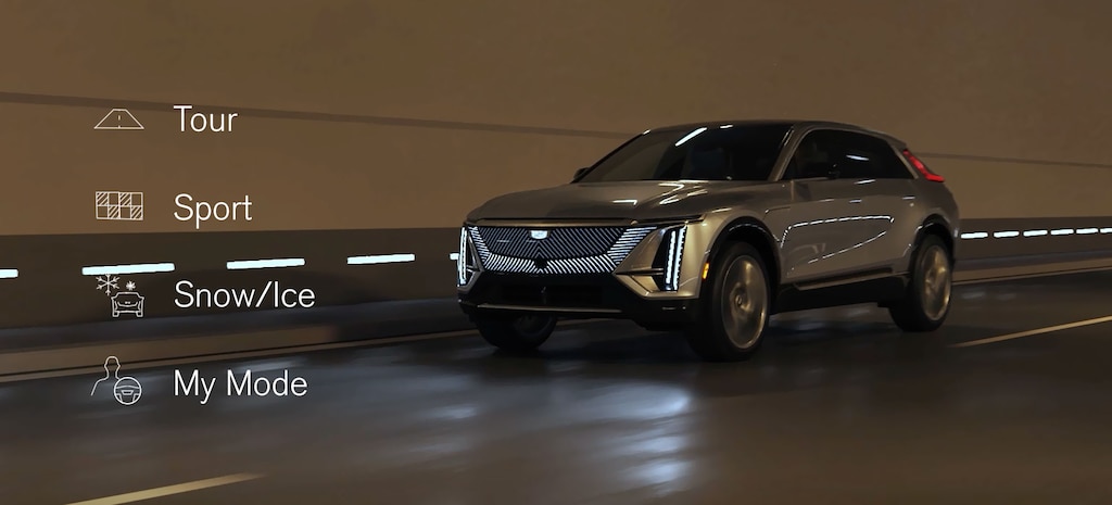 Conoce los diversos modos de manejo que te ofrece la nueva Cadillac Lyriq