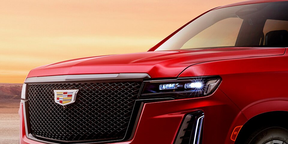 Nueva Cadillac Escalade-V 2023 con faros LED con tecnología IntelliBeam y función cornering