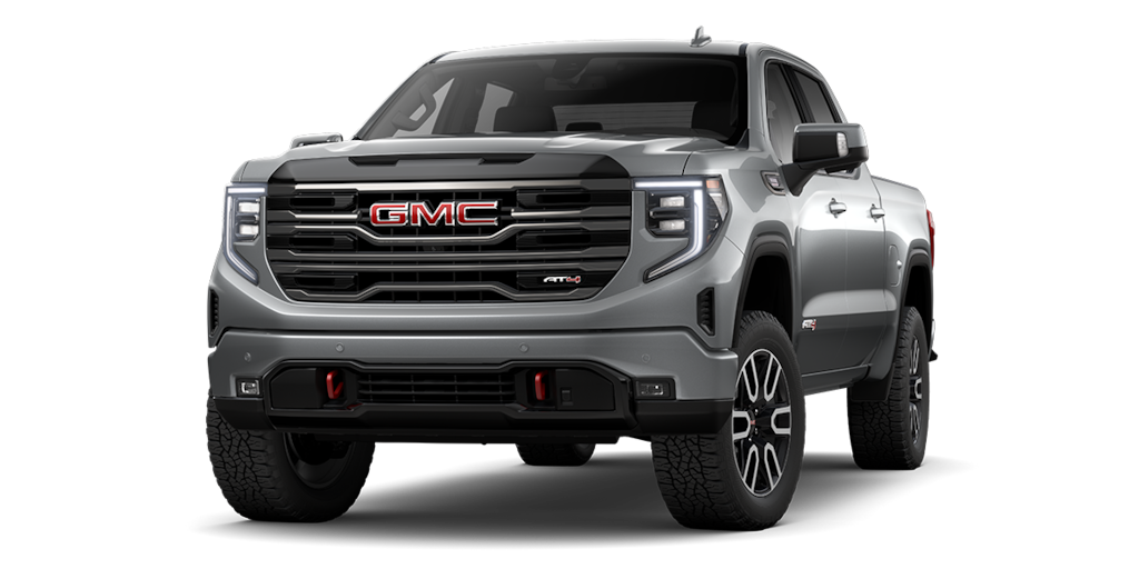 GMC Sierra 2026 versión AT4 color Sharkskin Metallic
